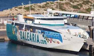 RAMON LLULL will offer a direct link between the Spanish mainland and the island of Formentera. © Kai Ortel RAMON LLULL will offer a direct link between the Spanish mainland and the island of Formentera. © Kai Ortel