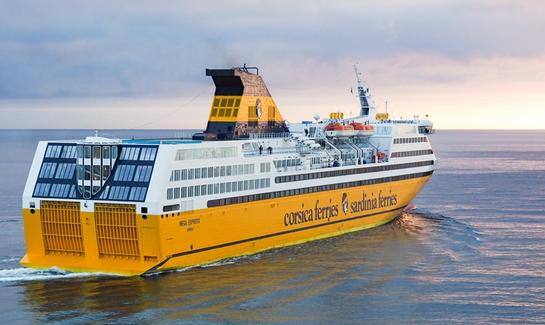 MEGA EXPRESS © Kalie Deshayes / Corsica Ferries MEGA EXPRESS © Kalie Deshayes / Corsica Ferries