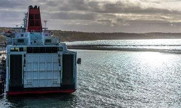 DROTTEN left Dunkerque for Rosslare for the first time in the early afternoon of 27 January. © George Giannakis