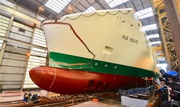 W.B. YEATS ready to be launched © Frank Behling