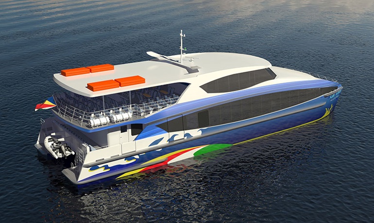 Incat Crowther design catamaran for Cat Cocos | Shippax