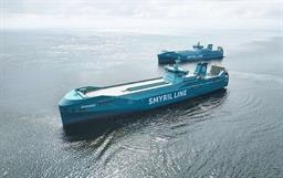 The two sisters together in the waters off Yantai. © Smyril Line The two sisters together in the waters off Yantai. © Smyril Line