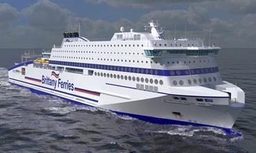 The LNG-powered HONFLEUR will be introduced between Caen (Ouistreham) and Portsmouth © H. Krüger The LNG-powered HONFLEUR will be introduced between Caen (Ouistreham) and Portsmouth © H. Krüger