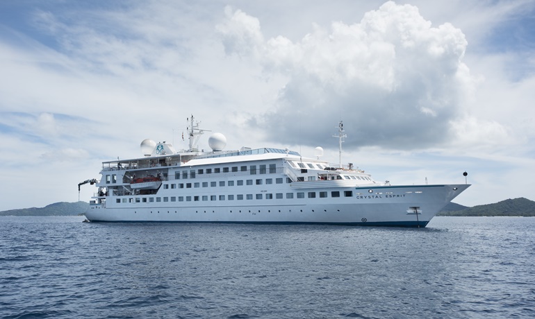CRYSTAL ESPRIT. Photo © Crystal Cruises CRYSTAL ESPRIT. Photo © Crystal Cruises