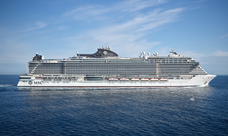 MSC SEASCAPE sea trials © MSC Cruises MSC SEASCAPE sea trials © MSC Cruises