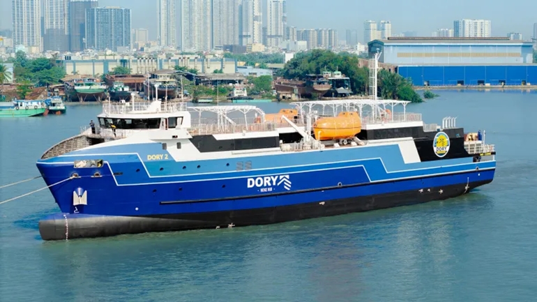 Austal Vietnam launches 71-metre RoPax vessel for The Degage Group of French Polynesia