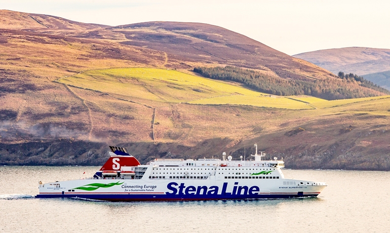 STENA SUPERFAST on the Irish Sea