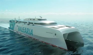 The Coronavirus crisis is further delaying the delivery of ELEANOR ROOSEVELT. © Baleària The Coronavirus crisis is further delaying the delivery of ELEANOR ROOSEVELT. © Baleària