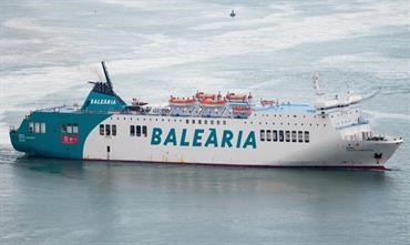 DENIA CIUTAT CREATIVA, the Almeria-Melilla mainstay, has been called to cover the Barcelona-Palma route © Frank Lose DENIA CIUTAT CREATIVA, the Almeria-Melilla mainstay, has been called to cover the Barcelona-Palma route © Frank Lose