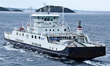 EIRA will be replaced by a plug-in electric ferry on the Aukra-Hollingsholmen route © Uwe Jakob