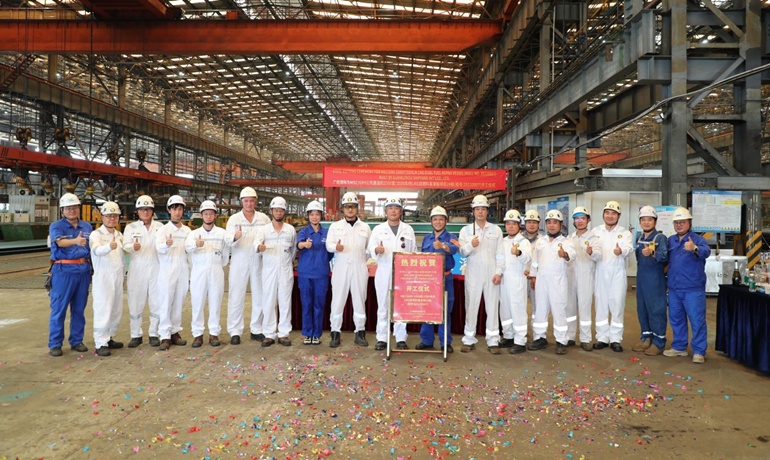 Production of MSC/GNV’s second 237-metre RoPax started at GSI
