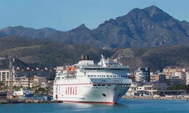 Naviera Armas' VOLCAN DE TIJARAFE will homeport in Gandia © Armas-Trasmediterranea Naviera Armas' VOLCAN DE TIJARAFE will homeport in Gandia © Armas-Trasmediterranea