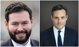 Etienne Melliani, left, and Charles-Henry de Lignac, right