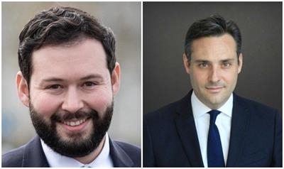 Etienne Melliani, left, and Charles-Henry de Lignac, right