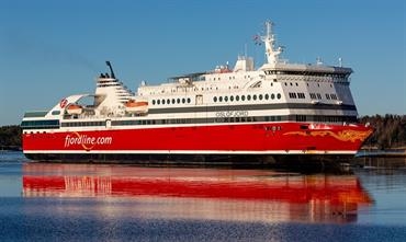 Fjord Line’s OSLOFJORD normally operates between Strömstad and Sandefjord. She will now instead restart traffic between Langesund and Hirtshals with one daily roundtrip. © Marko Stampehl Fjord Line’s OSLOFJORD normally operates between Strömstad and Sandefjord. She will now instead restart traffic between Langesund and Hirtshals with one daily roundtrip. © Marko Stampehl