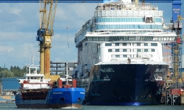 MEIN SCHIFF 2 will move to Kiel for final outfitting © Jukka Huotari