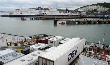 The Port of Dover announced fifth consecutive record year for freight © Philippe Holthof