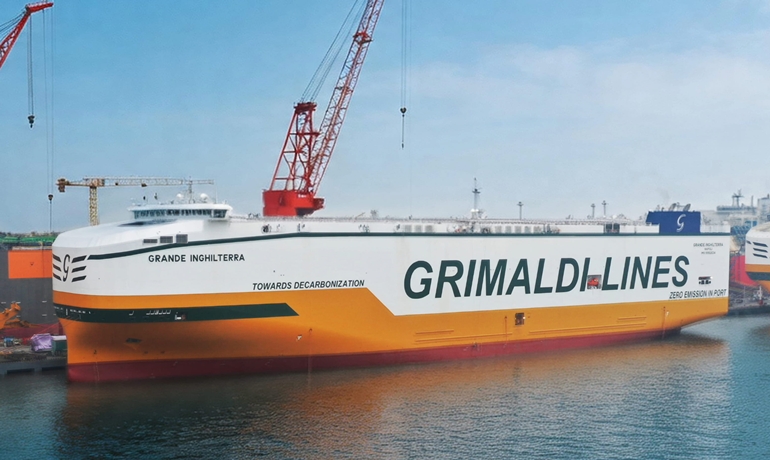Grimaldi takes delivery of GRANDE INGHILTERRA