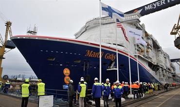 MARDI GRAS was floated on 24 January. © Jukka Huotari MARDI GRAS was floated on 24 January. © Jukka Huotari