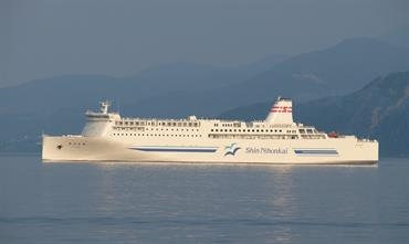 Shin Nihonkai Ferry is one of the ferry brands of the SHK Line Group © Tsuyoshi Ishiyama Shin Nihonkai Ferry is one of the ferry brands of the SHK Line Group © Tsuyoshi Ishiyama
