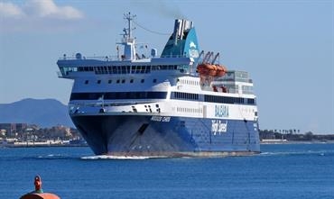 NISSOS CHIOS has been earmarked for the new Almeria-Nador service © Mike Barker NISSOS CHIOS has been earmarked for the new Almeria-Nador service © Mike Barker