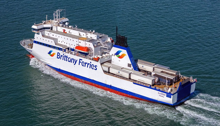 ISLANDER, Brittany Ferries' primary RoPax for Guernsey. © Brittany Ferries