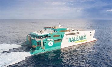 Baleària Caribbean will resume passenger services to Bimini and Grand Bahama on 10 February. © Baleària