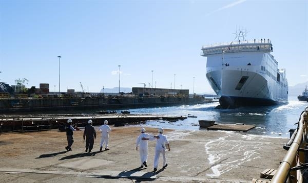 Photo from the launch of COSTANZA I DI SICILIA in October last year © Fincantieri