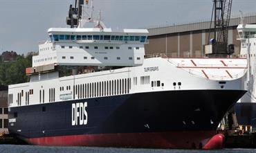 TULIPA SEAWAYS at the outfitting quay of Flensburger Schiffbau-Gesellschaft © Frank Behling TULIPA SEAWAYS at the outfitting quay of Flensburger Schiffbau-Gesellschaft © Frank Behling