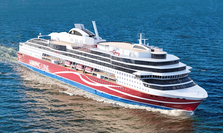 Render of VIKING GLORY © Viking Line