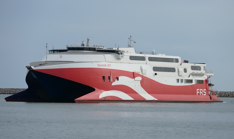 1998-built SKÅNE JET was purchased from Fjord Line two years ago © Kai Ortel 1998-built SKÅNE JET was purchased from Fjord Line two years ago © Kai Ortel