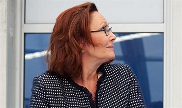 Mrs Claire Tillekaerts, Godmother and General Manager of Flanders Investment & Trade. Mrs Claire Tillekaerts, Godmother and General Manager of Flanders Investment & Trade.