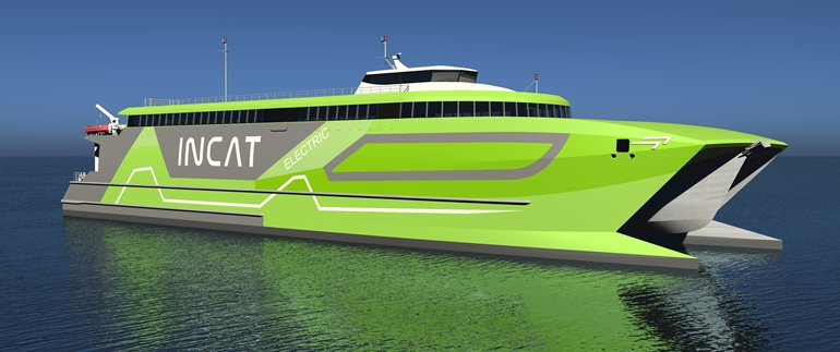 Echandia to supply battery system for Incat's new 78-metre hybrid ferry