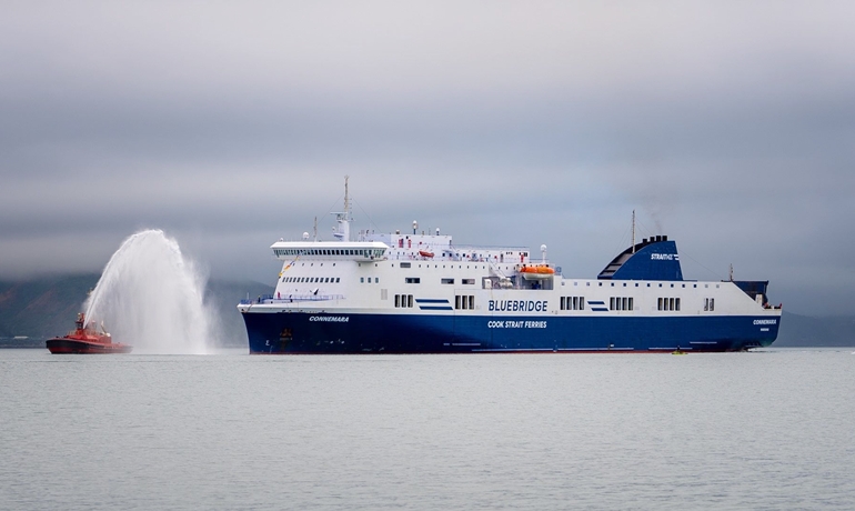 CONNEMARA arrived in Wellington on 29 January © Bluebridge Cook Strait Ferries