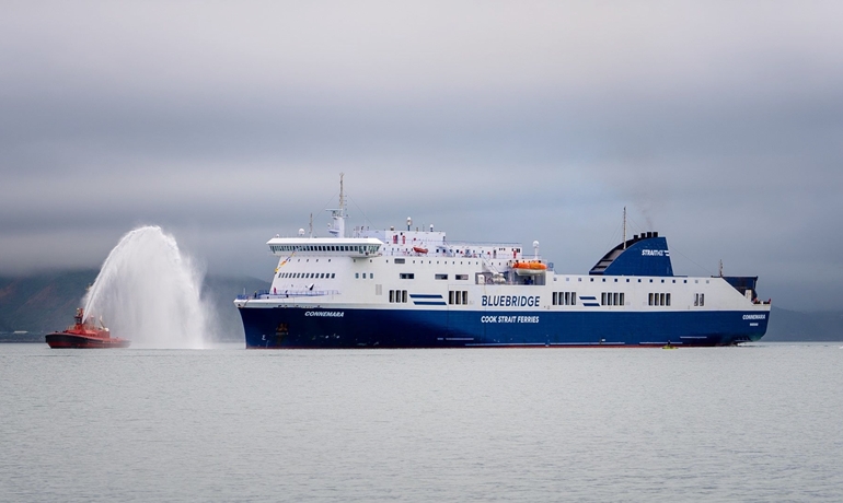 CONNEMARA arrived in Wellington on 29 January © Bluebridge Cook Strait Ferries CONNEMARA arrived in Wellington on 29 January © Bluebridge Cook Strait Ferries