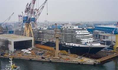 ROTTERDAM launching © Fincantieri