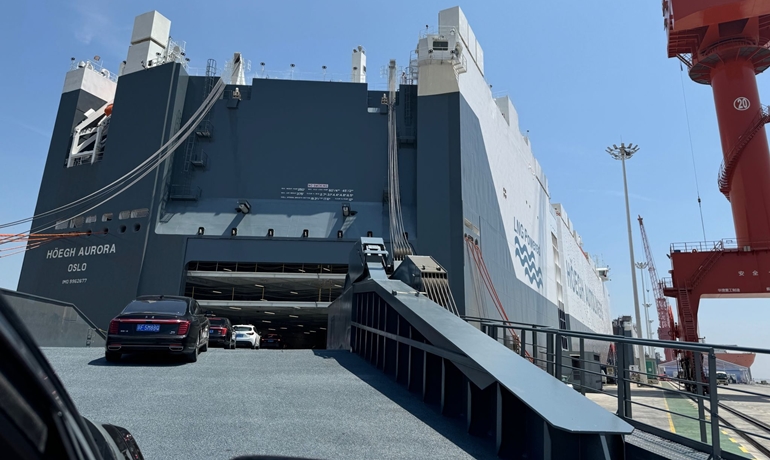 Cars are already loaded © Höegh Autoliners Cars are already loaded © Höegh Autoliners
