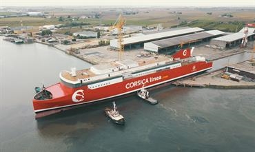 Visentini number 238 being built for Corsica Linea © Corsica Linea Visentini number 238 being built for Corsica Linea © Corsica Linea