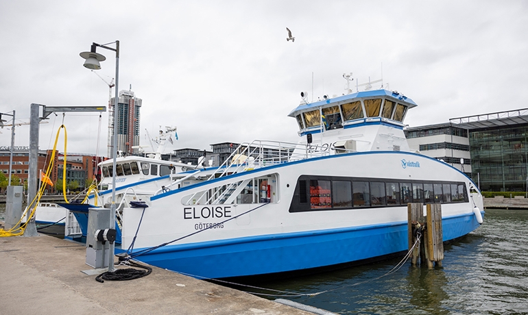 The 33-metre, double-ended ELOISE © Västtrafik The 33-metre, double-ended ELOISE © Västtrafik