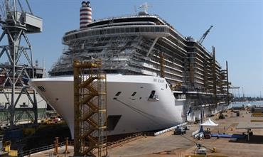 MSC SEAVIEW will join the MSC Cruises fleet in June 2018 © Fincantieri MSC SEAVIEW will join the MSC Cruises fleet in June 2018 © Fincantieri