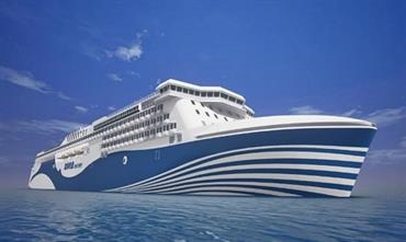 The 45,000gt ro-pax will be the largest ferry built for a Chinese operator © Huanghai Shipyard The 45,000gt ro-pax will be the largest ferry built for a Chinese operator © Huanghai Shipyard