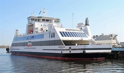 NORDERAUE has been delivered in time for the busy summer season and will be christened on 8 June © WDR