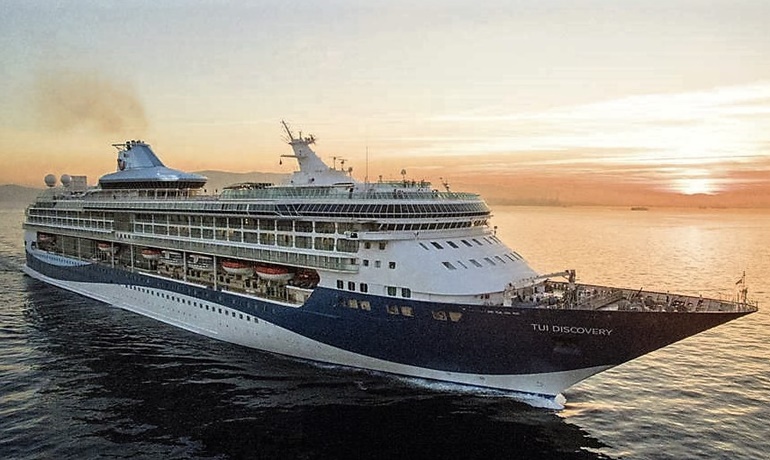 Introduced in the Mediterranean this year, TUI DISCOVERY will be one of three TUI Thomson vessels in the Caribbean during 2017. Photo: TUI Thomson Cruises Introduced in the Mediterranean this year, TUI DISCOVERY will be one of three TUI Thomson vessels in the Caribbean during 2017. Photo: TUI Thomson Cruises