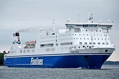 EUROFERRY CORFU is the former FINNEAGLE © Uwe Jakob