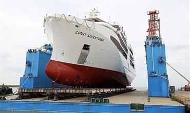 CORAL ADVENTURER will be delivered in April 2019 © VARD Vung Tau CORAL ADVENTURER will be delivered in April 2019 © VARD Vung Tau