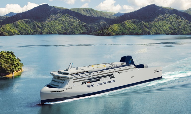 As it looks now, Interislander's newbuilds will be built in South Korea rather than in China as first expected. © OSK-ShipTech