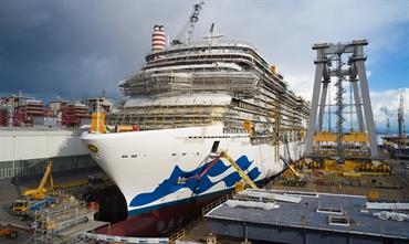 DISCOVERY PRINCESS floated out © Fincantieri DISCOVERY PRINCESS floated out © Fincantieri