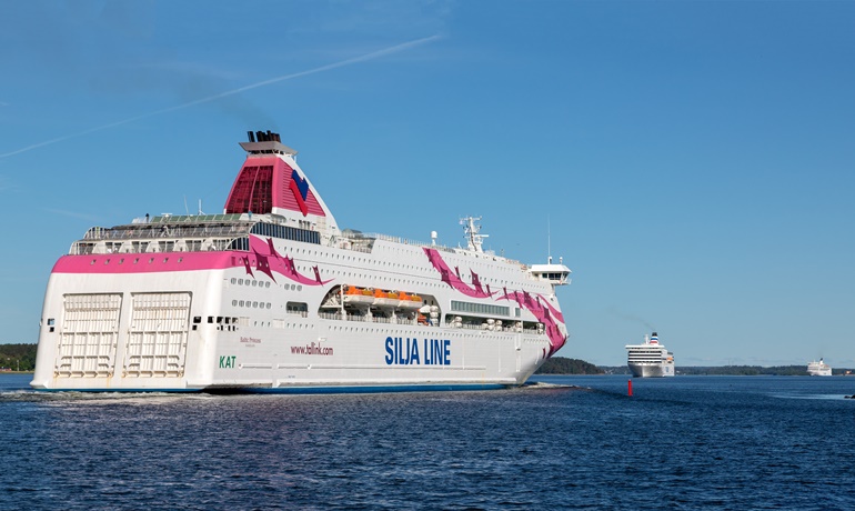 Six Tallink Grupp vessels were drydocked during 1Q 2019 which led to lower passenger and car volumes © Marko Stampehl