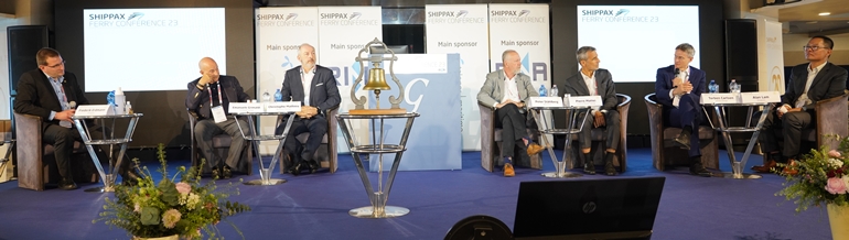 Panel debate from the 2023 conference onboard Grimaldi Lines' CRUISE BARCELONA Panel debate from the 2023 conference onboard Grimaldi Lines' CRUISE BARCELONA