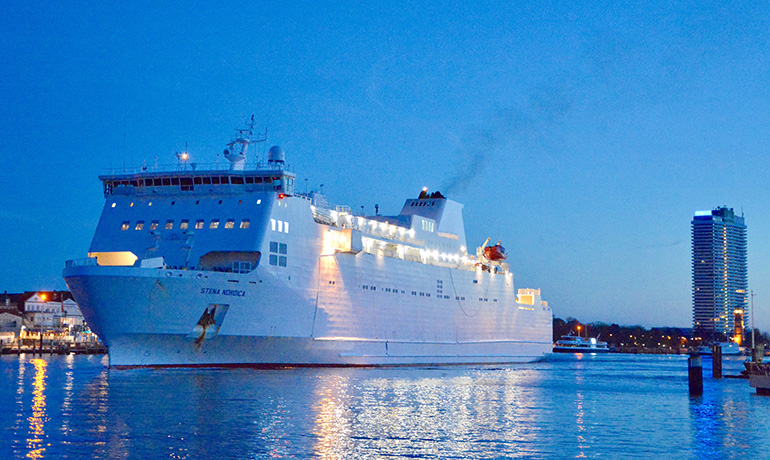 STENA NORDICA acts as a relief vessel on Travemünde-Liepaja. Photo: Frank Behling STENA NORDICA acts as a relief vessel on Travemünde-Liepaja. Photo: Frank Behling